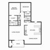 Phoenix Manor Seville Two Bedroom Two Bathroom Floor Plan